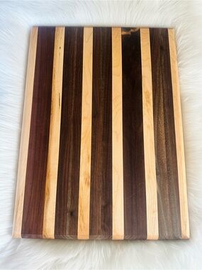 Black Walnut‎ & Maple Wood Cutting Board-Handmade